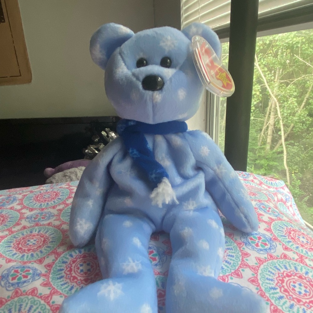 TY Beanie Baby 1999 Holiday Teddy the Bear